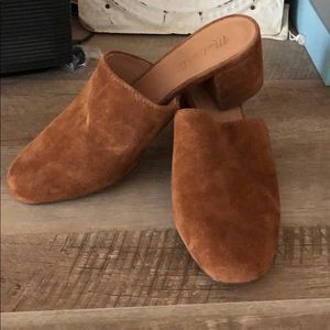 Madewell mule slide heels